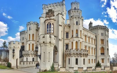 Fairytale castle Hluboká nad Vltavou
